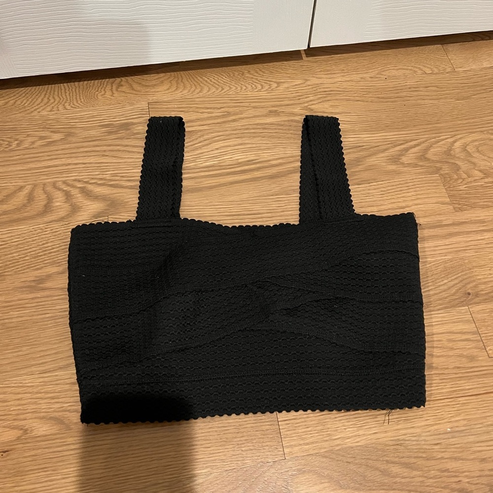 H&M black going out top